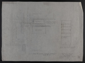 Two Kitchen Closet Details, Drawings of House for Mrs. Talbot C. Chase, Brookline, Mass., Feb. 12, 1930
