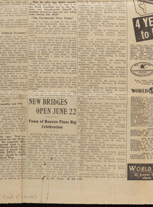 "New Bridges Open June 22," Boston Sunday Post, May 26, 1935 [2 copies]