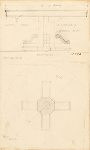 "Dining Table of Mahogany"