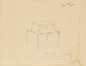 "Tea Table of Mahogany"