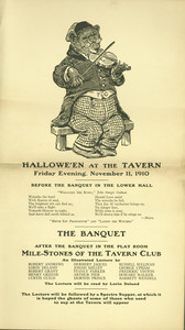 Announcement for Hallowe’en at the Tavern Club