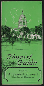 Tourist guide issued by Augusta-Hallowell Chamber of Commerce, Maine, undated