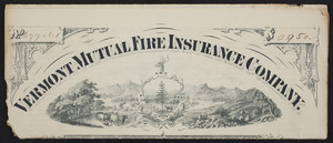 Insurance policy for the Vermont Mutual Fire Insurance Company, Montpelier, Vermont, dated August 12,1889