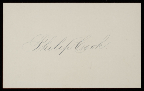 Philip Cook to Thomas Lincoln Casey, [February 1879]
