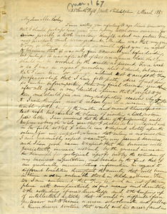 Letter from Benjamin Smith Lyman to Mr. Lesley