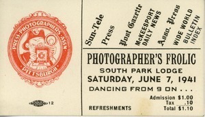 Photographer's frolic, South Park Lodge. Saturday, June 7, 1941