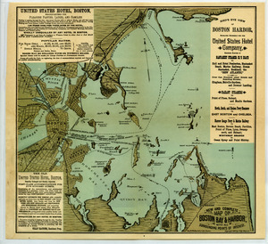 New and complete map of Boston Bay & Harbor, with all standing points of interest