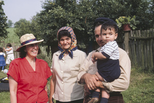 Barbara Halpern with Leso Starčević's family