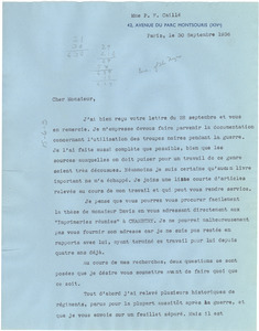 Letter from P. F. Caillé to W. E. B. Du Bois