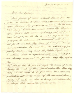 Letter from Noémi Kóbor to W. E. B. Du Bois