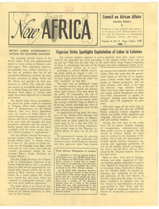 New Africa volume 4, number 8