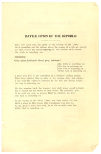 Battle hymn for the republic / Lift every voice and sing