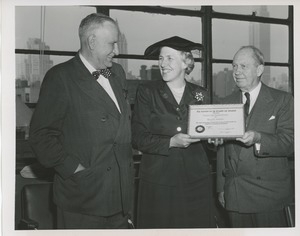 Mary Switzer receives the Friend of the Disabled Award