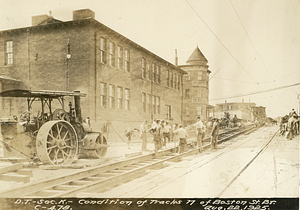 Condition of tracks north of Boston Street bridge