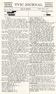 TVIC Journal Vol. 4 No. 37 (April 19, 1975)