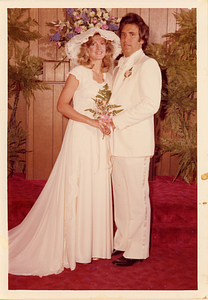 Bob and Charlene Mello, on wedding day