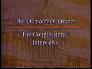 Democracy Project, Congressional Interviews: Shimkus, Hoffman, Poshand, Winters