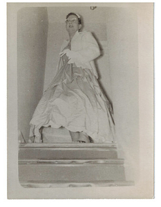 Alison Laing in Gown