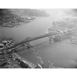 Chelsea, left, from hospital to East Boston and North End Waterfront, Mystic River Bridge, Chelsea, MA