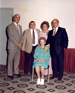 Mary Picanso Correa with her children