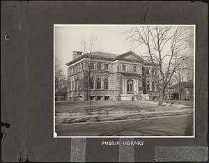 Public library: Melrose, Mass.