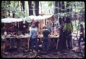 Vendors selling crafts, Woodstock Festival