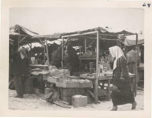 Merchants' temporary stalls