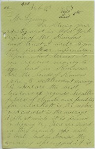 Letter from Wallace Slusser to Joseph Lyman