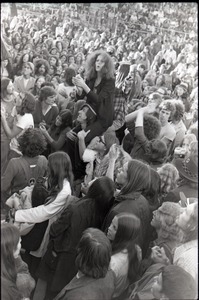 Hollywood Speedway Rock Festival: shot of crowd from stage