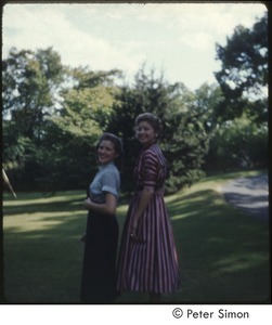 Lucy (left) and Joanna Simon