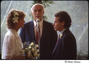 Ram Dass officiating a wedding