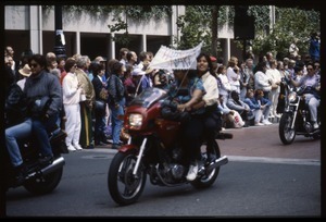 Motorcyclists in the San Francisco Pride Parade