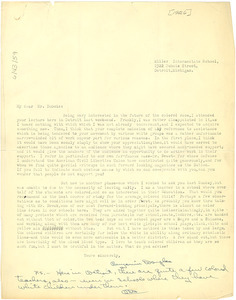 Letter from Benjamin Douglas to W. E. B. Du Bois