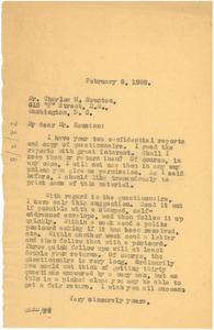 Letter from W. E. B. Du Bois to Charles H. Houston