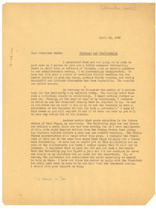 Letter from W. E. B. Du Bois to W. R. Banks