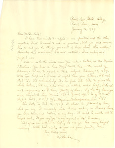 Letter from G. V. Banks to W. E. B. Du Bois