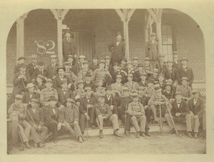 Class of 1882 outdoors portrait