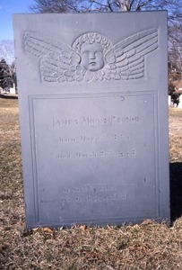 Cambridge Cemetery (Cambridge, Mass.) gravestone: Peirce, James Mills (d. 1906)
