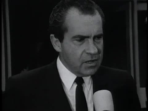 Nixon; American Experience; Nixon speech to ABC reporter