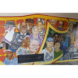 Harriet Tubman House The Honor Roll Mural on Massachusetts Avenue, detail of right