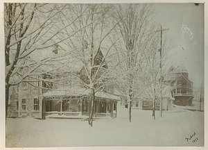 Street View of Four Houses on the East Side of Vinton Street: Melrose, Mass.