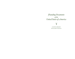 Founding Documents of the United States of America