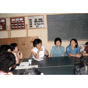 Garment workers committee meeting