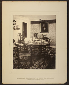 Interior view of Sewell House dining room