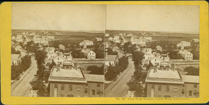 View from steeple, north west, Edgartown