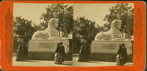 Stereograph of Mount Auburn Cemetery, Cambridge, Mass., undated