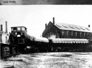 Meigs Elevated Railroad train