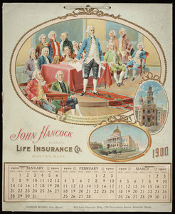 Calendar for John Hancock Mutual Life Insurance Company, Boston, Mass., 1900