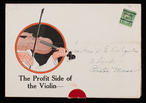 Profit side of the violin, Mills Novelty Company, Jackson Blvd. and Green Street, Chicago, Illinois