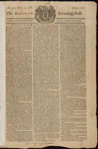 The Boston Evening-Post, 24 October 1768
